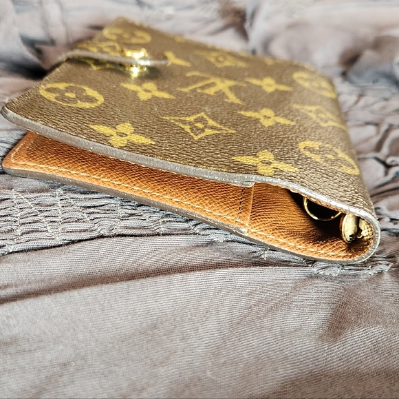 Louis Vuitton Monogram Canvas Small Ring Agenda PM Passport Cover Pocket Planner - Picture 6 of 13